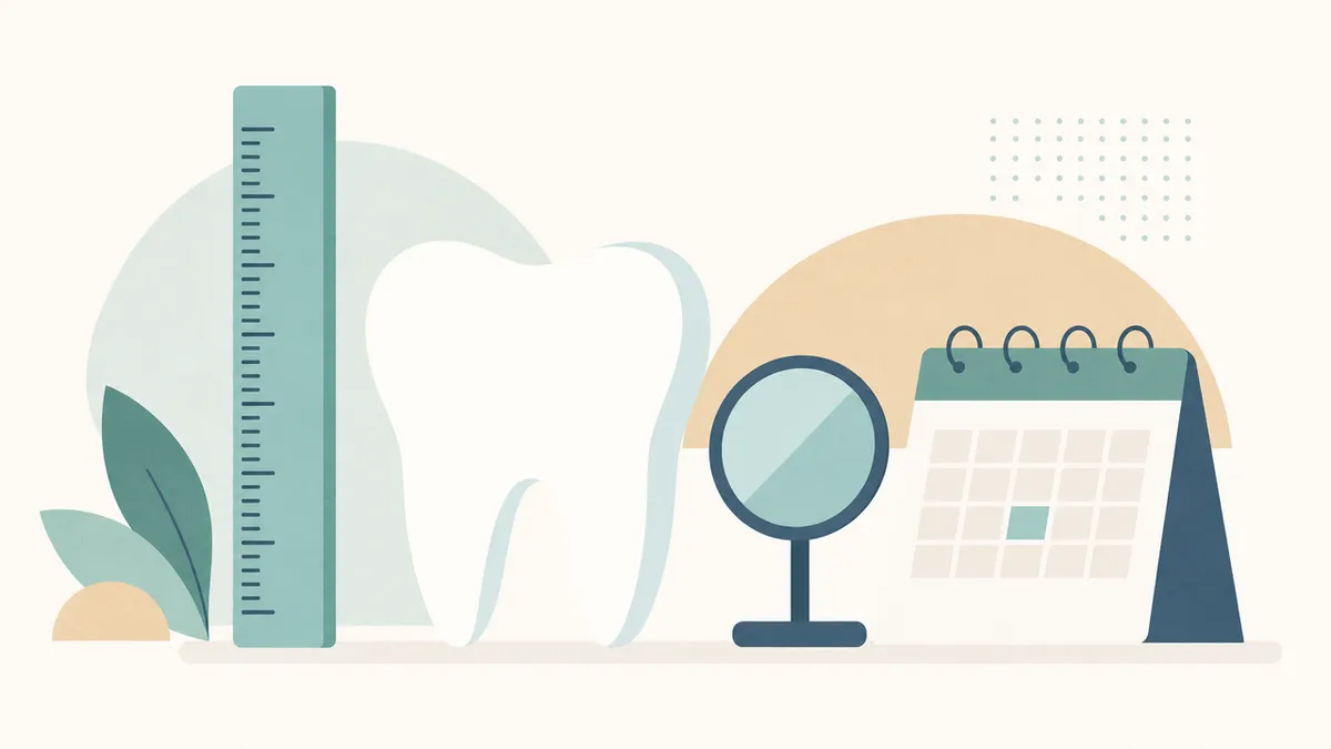 Illustration for crown lengthening recovery
